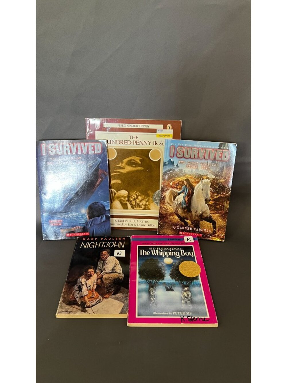 Childrens Paperback Book Bundle Featuring Historical Fiction & Award-Winning Tit